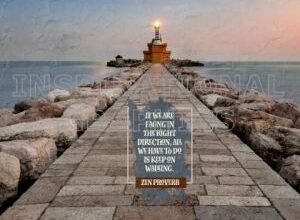 Keep On Walking - A Zen Proverb Printable Inspirational Quote Graphic [3175-17596-2023-01-Pg13-17]
