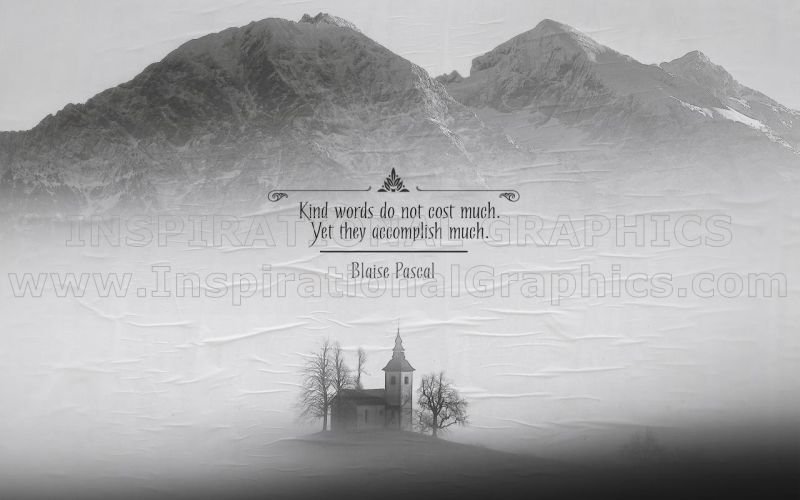 Kind Words by Blaise Pascal Printable Inspirational Quote Graphic [3191-17545-2023-01-Pg14-8]
