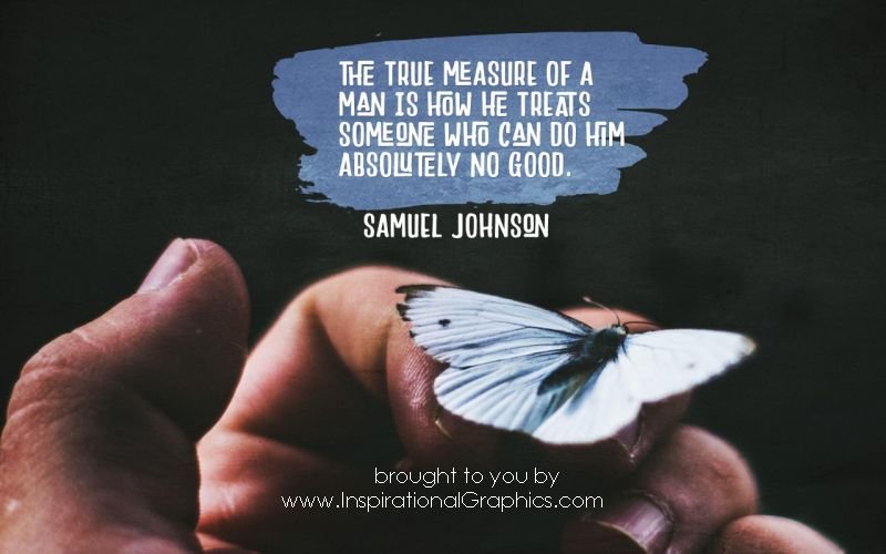 True Measure Of A Man by Samuel Johnson [3190-17578]