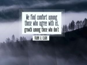Find Comfort Or Growth