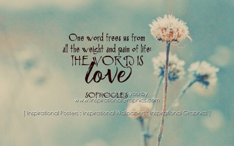 The Word Is Love by Sophocles [3238-17877]