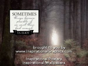 Things Become Possible