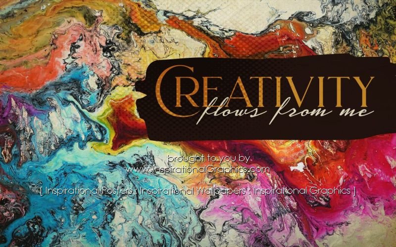 Creativity Flows From Me Positive Affirmation [3309-18235]