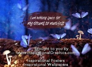 Space For My Dreams To Manifest Positive Affirmation [3341-18414]