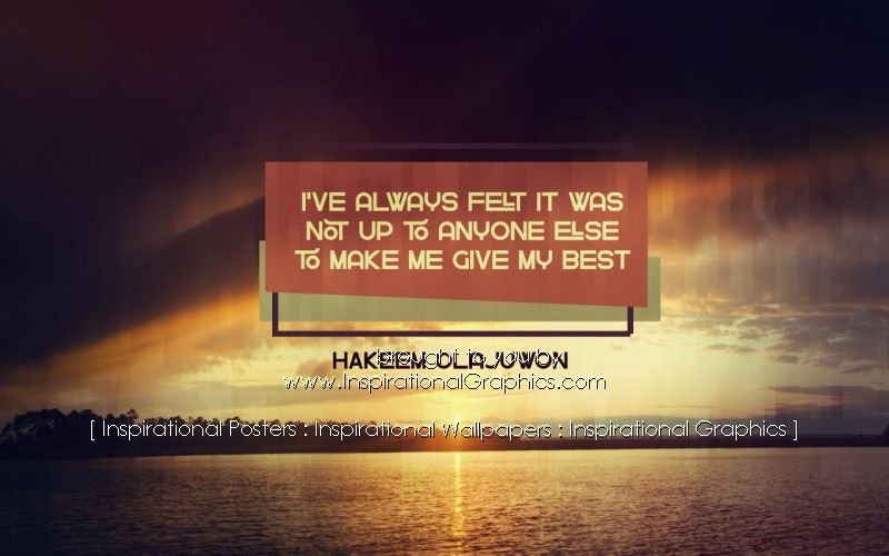 Make Me Give My Best by Hakeem Olajuwon [3425-18412]