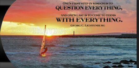 First Step by Georg C. Lichtenburg Inspirational Quote Graphic [119-1813-2010-01]
