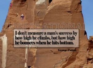A Man's Success by George Patton Inspirational Quote Graphics [126-7870-2010-01]