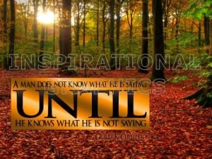 What He Is Not Saying