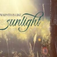Like Sunlight Positive Affirmation Inspirational Quote Graphic [1630-2526-2016-12]