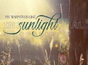 Like Sunlight Positive Affirmation Inspirational Quote Graphic [1630-2526-2016-12]