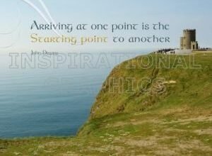 The Starting Point by John Dewey Inspirational Quote Graphic [001-11019-2009-07]