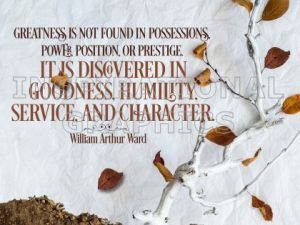 Greatness Is Discovered